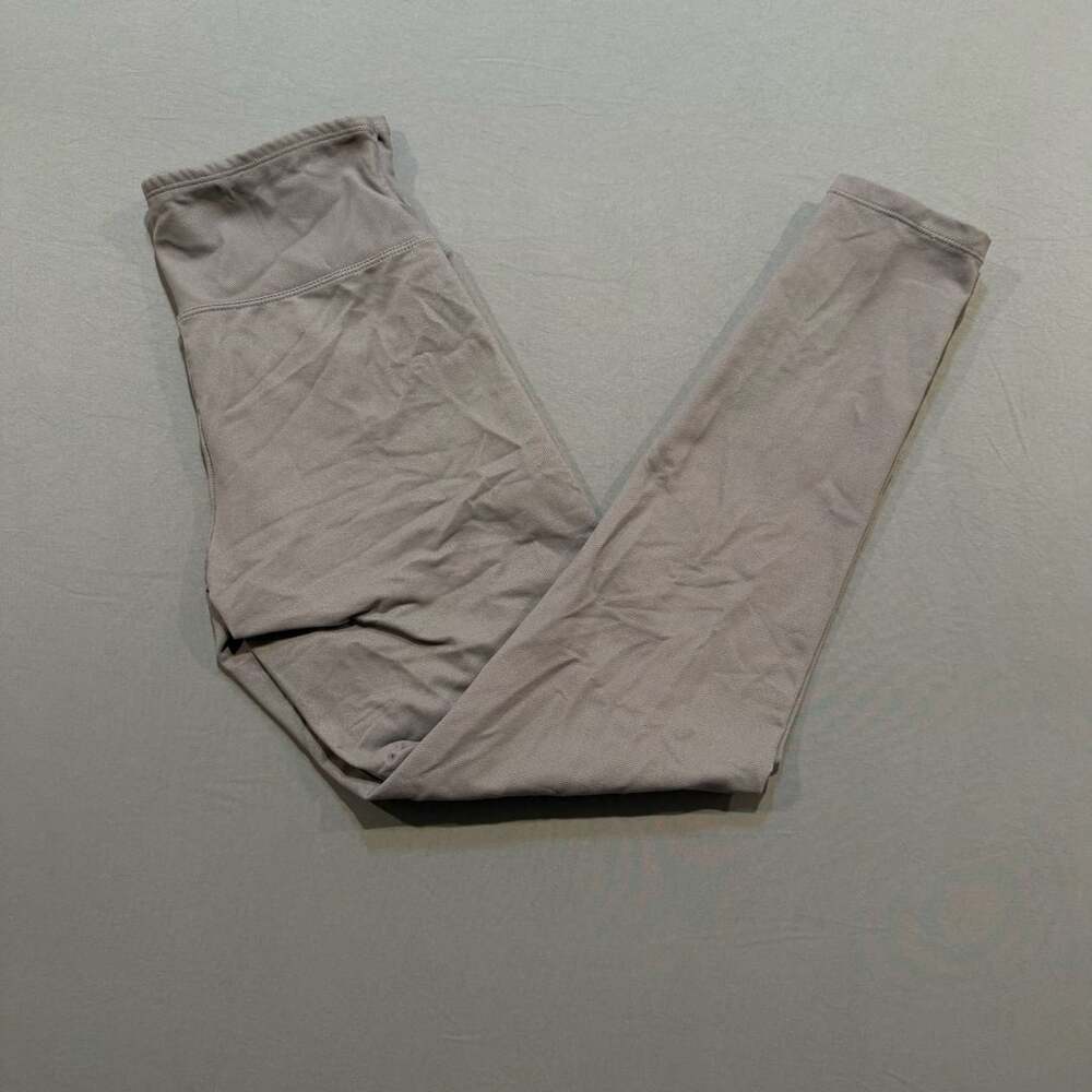 Yummie by Heather Thomson Grey Ribbed High Waist Leggings Size Small